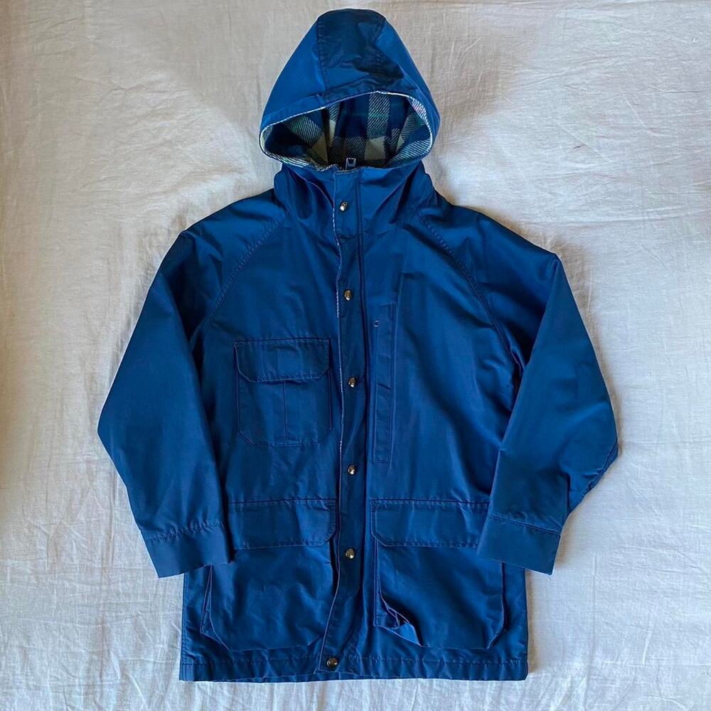 Vintage Woolrich Women's Hooded Wool Lined Field Jacket